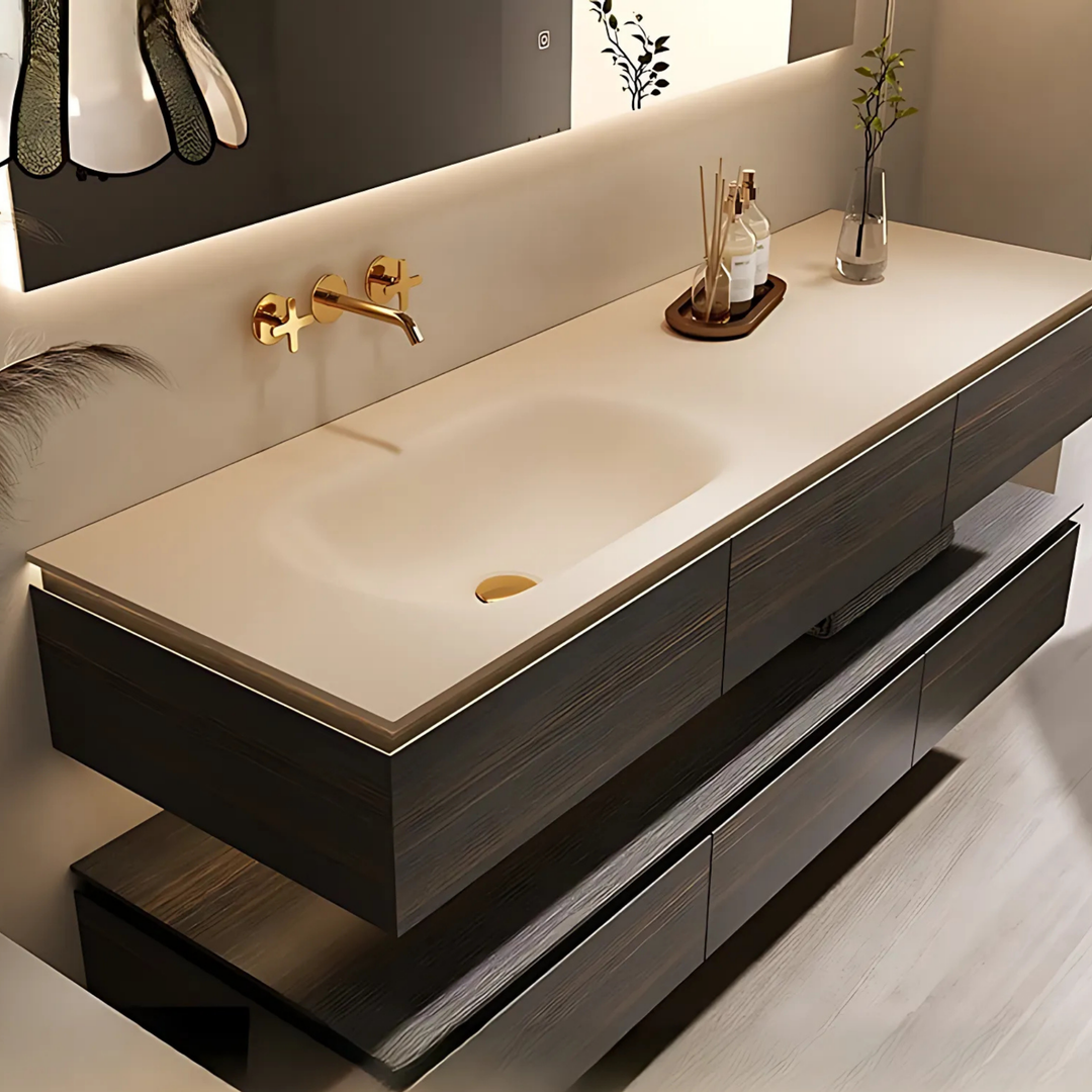ELSIE Modern Sintered Stone Vanity Sink - Cassa Haus Singapore