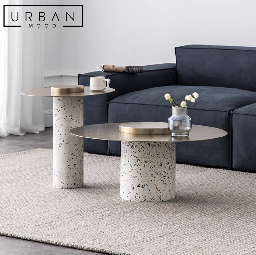 SIGRID Modern Terrazzo Coffee Table