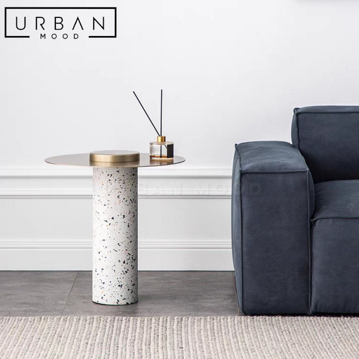 SIGRID Modern Terrazzo Coffee Table