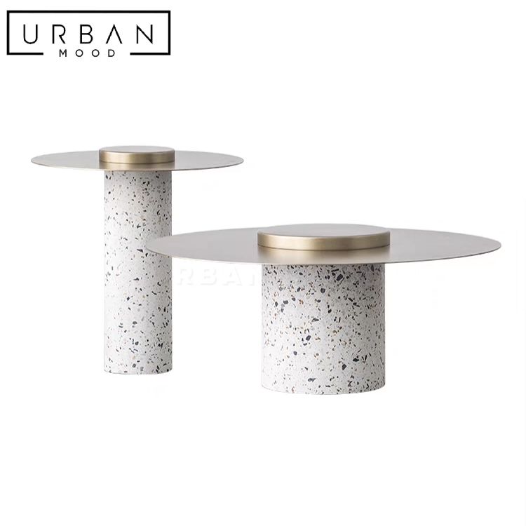 SIGRID Modern Terrazzo Coffee Table