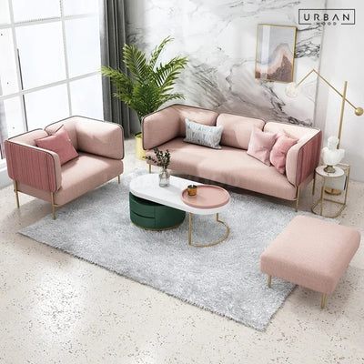 SOLENE Modern Fabric Sofa