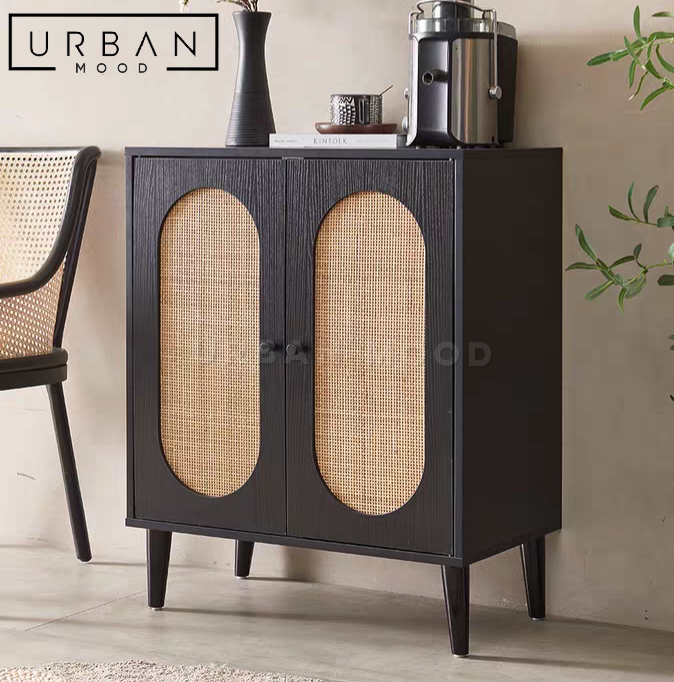 SOMA Rustic Rattan Sideboard