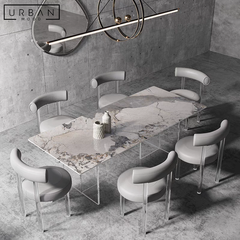 SPLINE Modern Slate Dining Table