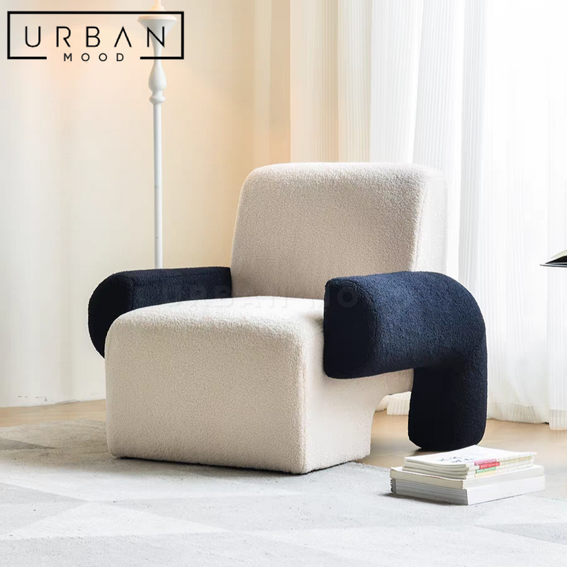 SPYRO Modern Boucle Armchair