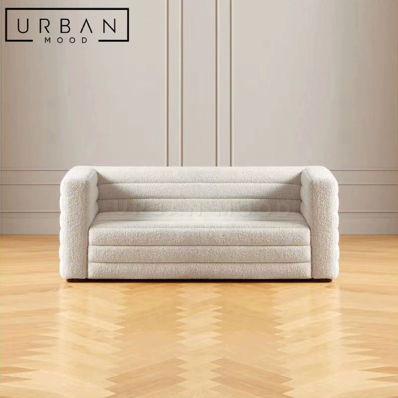 STRATUM Modern Boucle Sofa