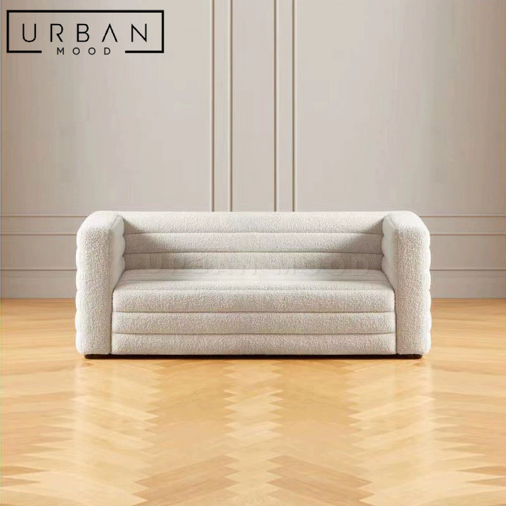 STRATUM Modern Boucle Sofa