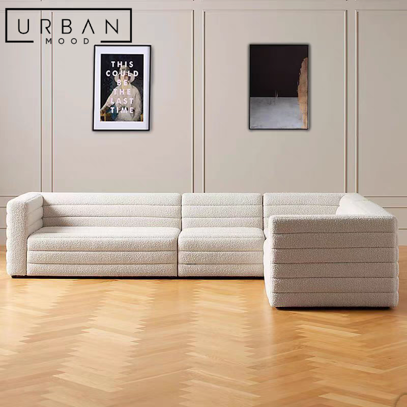 STRATUM Modern Boucle Sofa