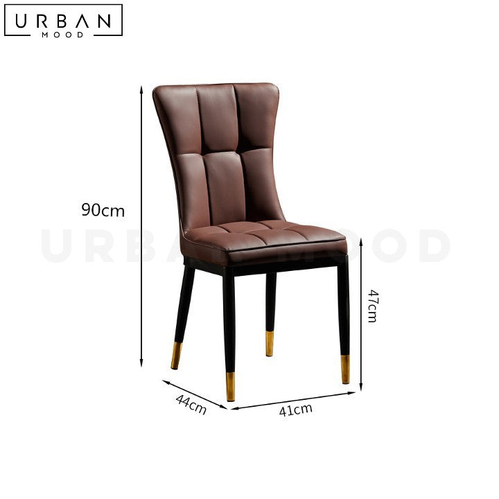 TABBY Modern Leather Dining Chair