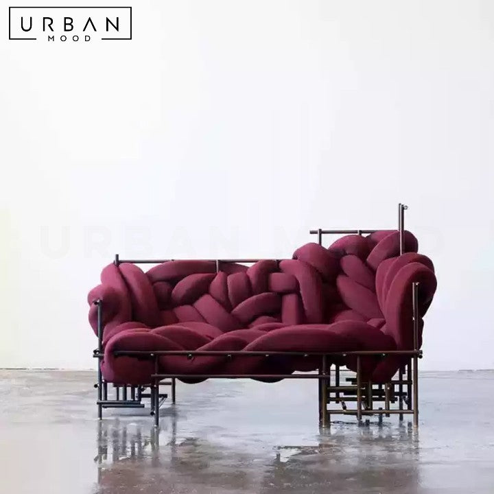 TAHA Contemporary Velvet Lounge Chair
