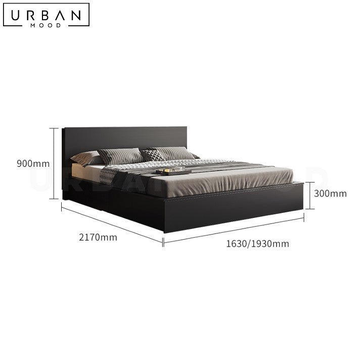 TAME Modern Storage Bedframe