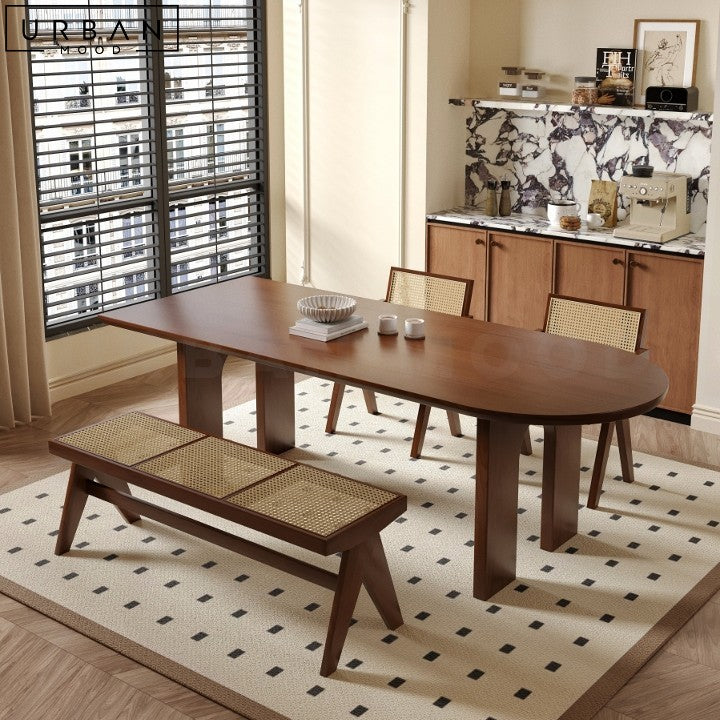 TAINA Japandi Solid Wood Dining Table