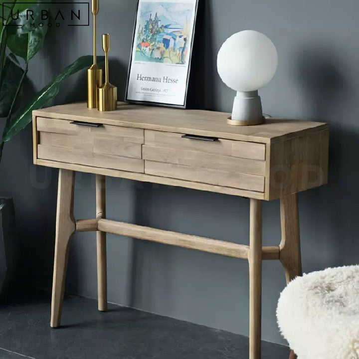 PALE Vintage Solid Wood Console Table