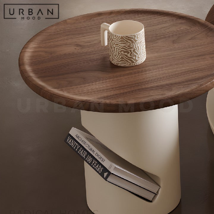 TAIWO Modern Round Nesting Coffee Table
