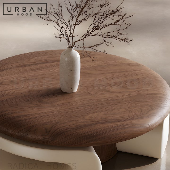 TAIWO Modern Round Nesting Coffee Table
