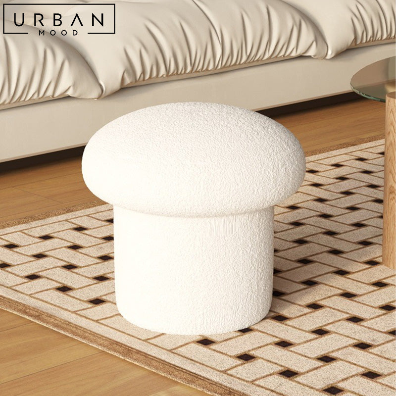 TALISA Modern Boucle Stool