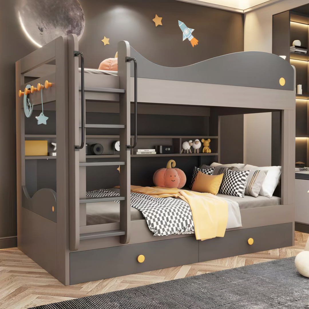 TALVI Modern Double Decker Bedframe - Urban Mood Singapore