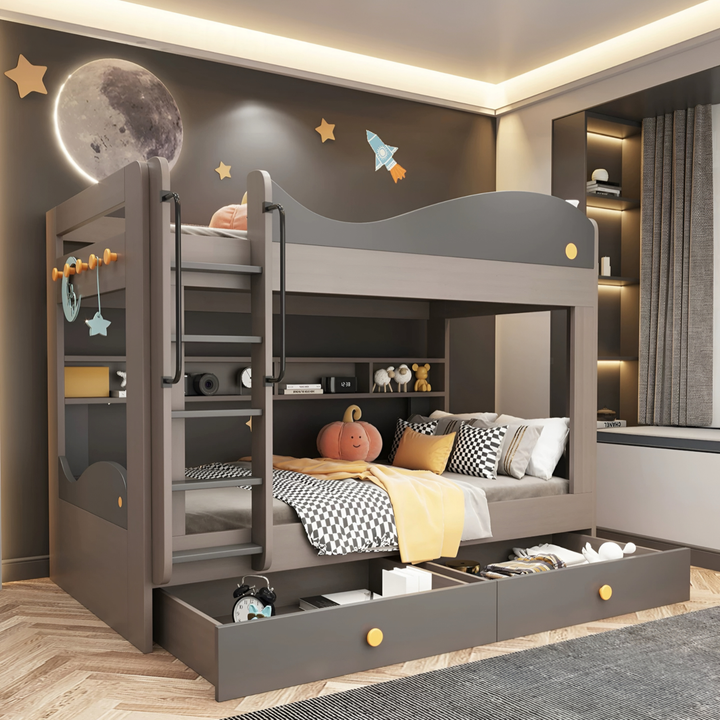 TALVI Modern Double Decker Bedframe - Urban Mood Singapore