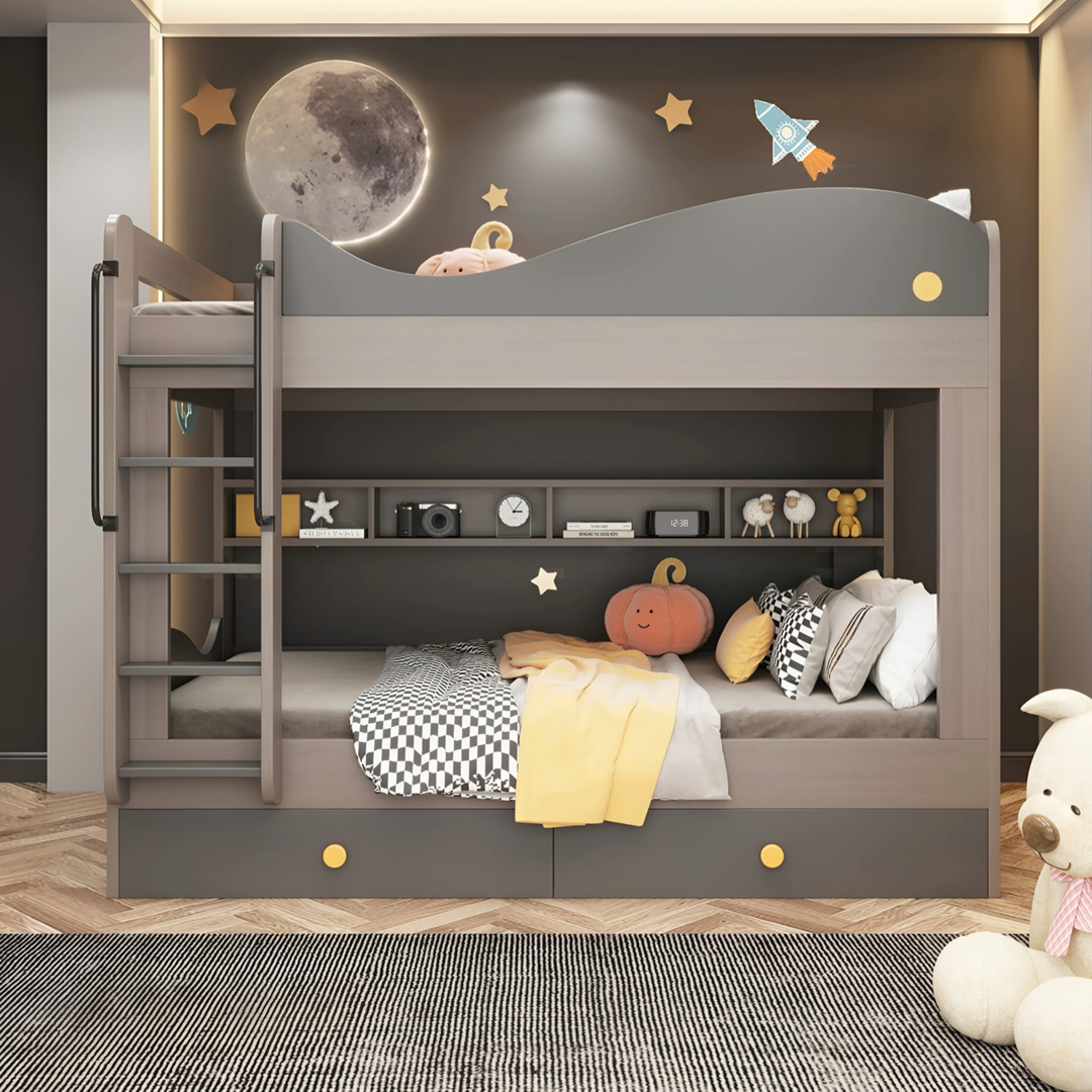 TALVI Modern Double Decker Bedframe - Urban Mood Singapore