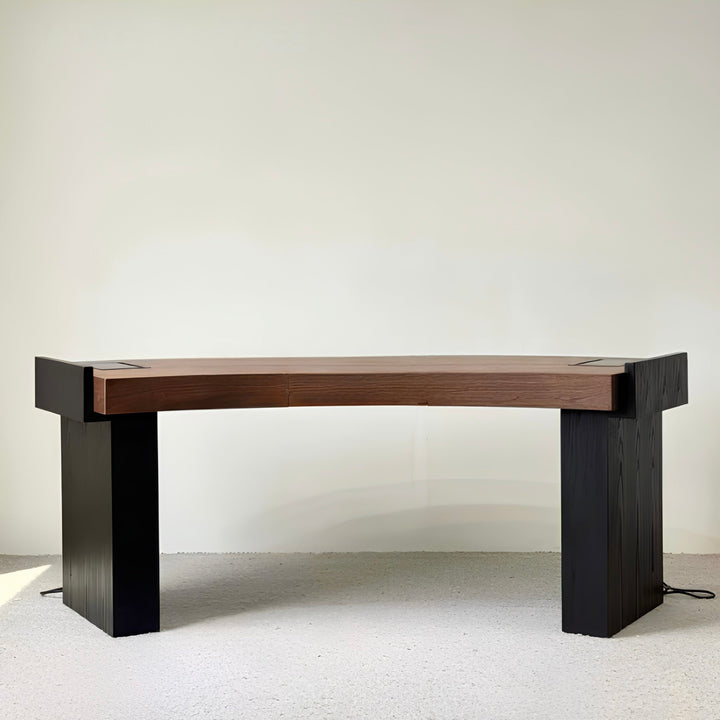 TAMBOUR Modern Solid Wood Study Table - Urban Mood Singapore