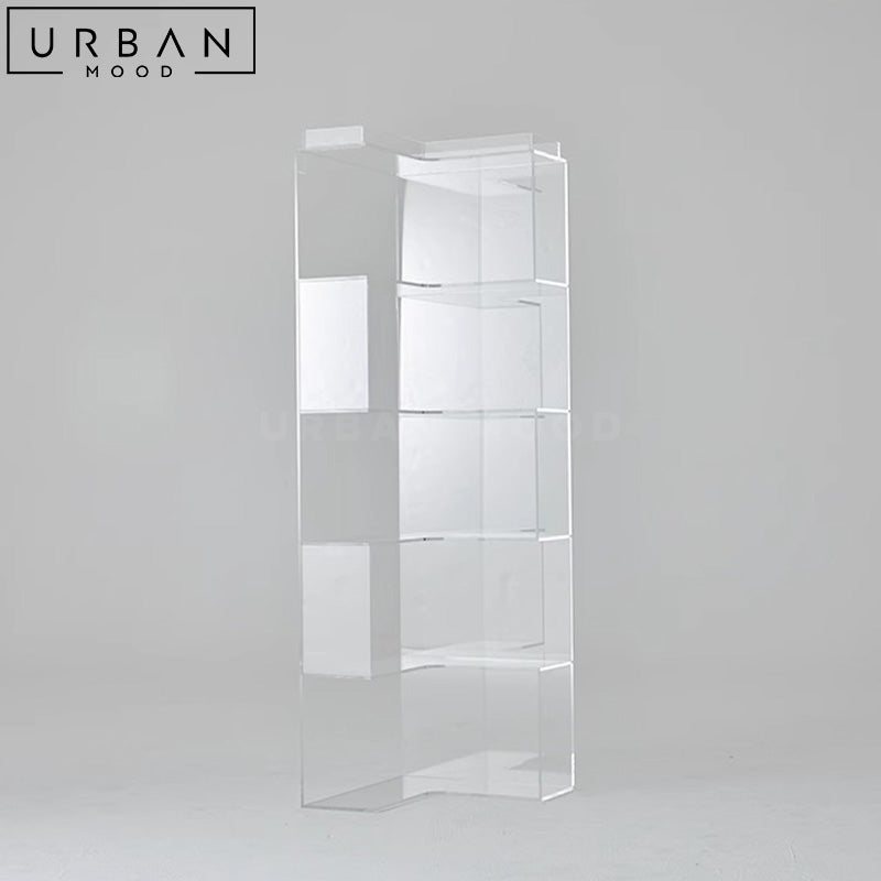 TANI Modern Glass Display Shelf