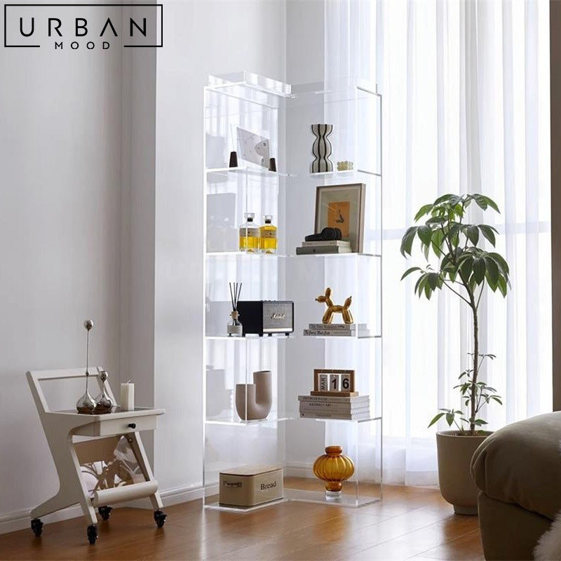 TANI Modern Glass Display Shelf