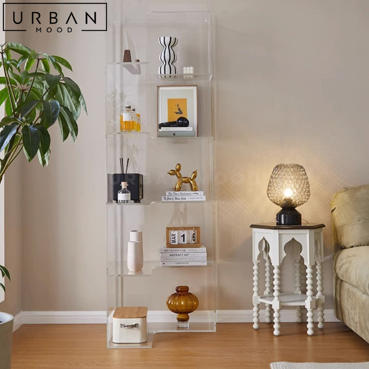 TANI Modern Glass Display Shelf