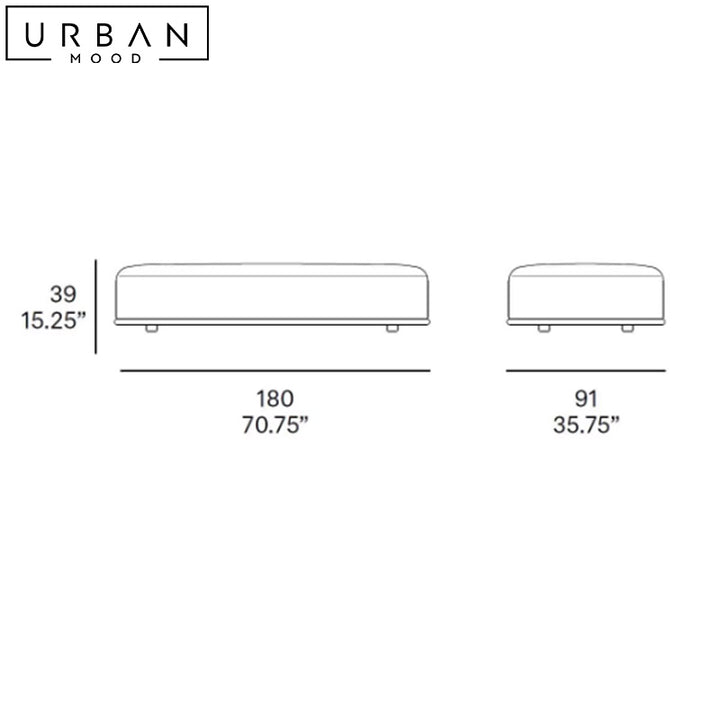 TANIS Japandi Solid Wood Sofa