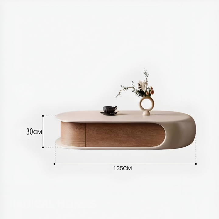 TARIQ Japandi Coffee Table - Urban Mood Singapore