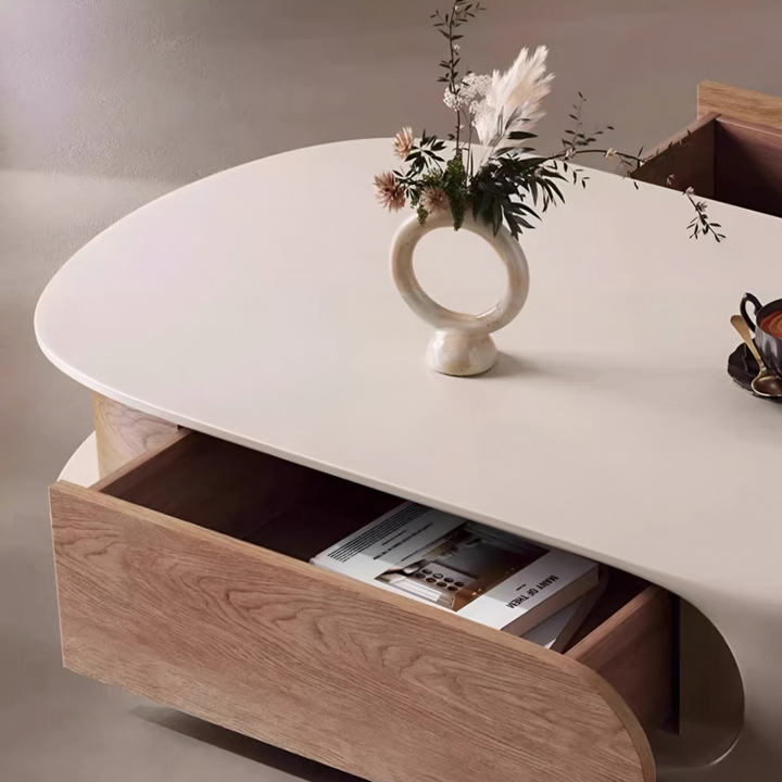TARIQ Japandi Coffee Table - Urban Mood Singapore