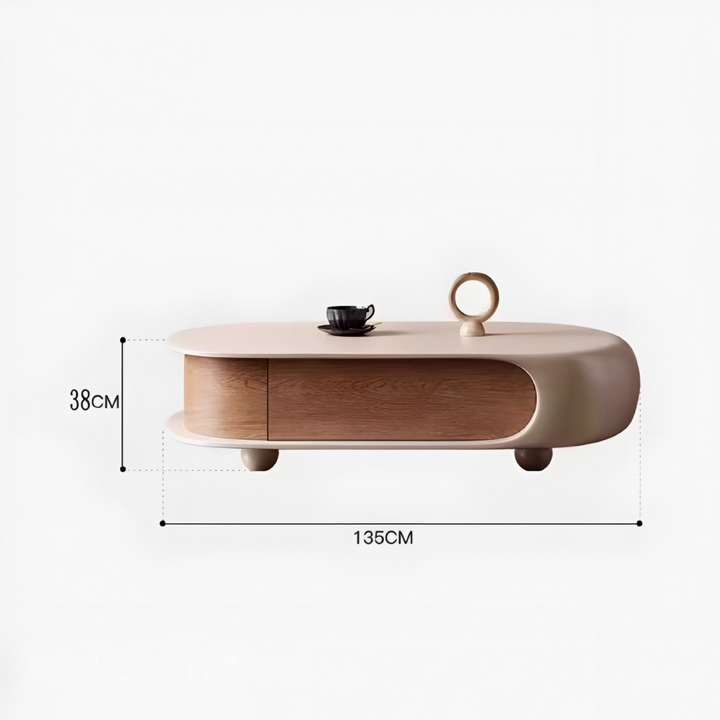 TARIQ Japandi Coffee Table - Urban Mood Singapore