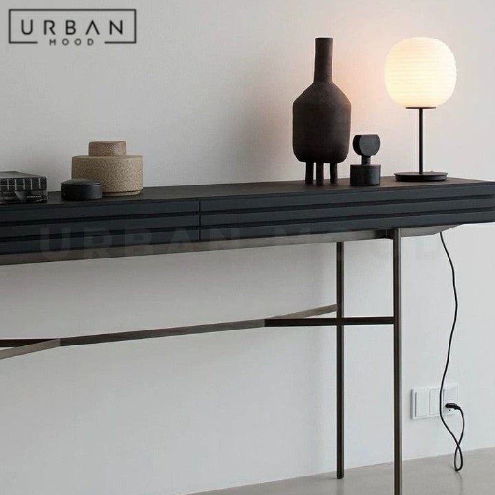 TATAN Modern Solid Wood Console Table