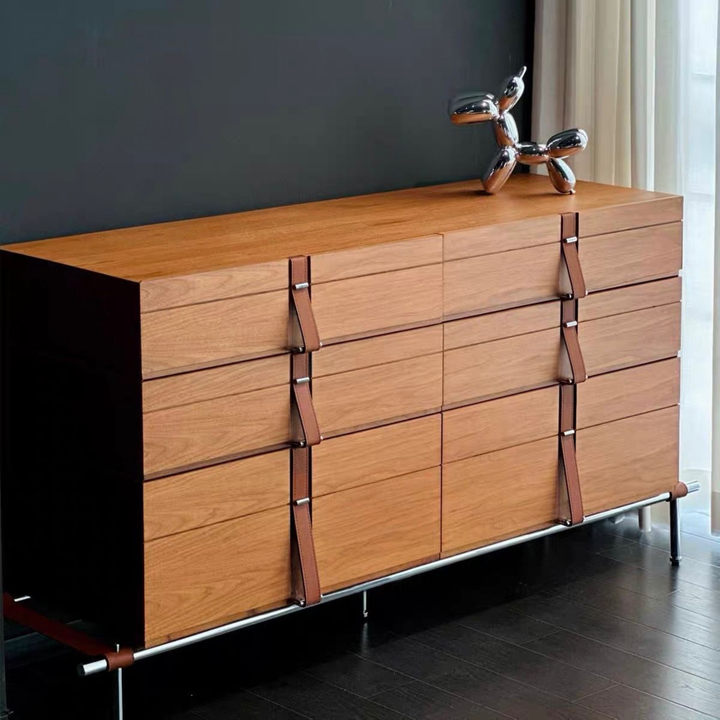TAVENOR Modern Solid Wood Chest Of Drawers - Urban Mood Singapore