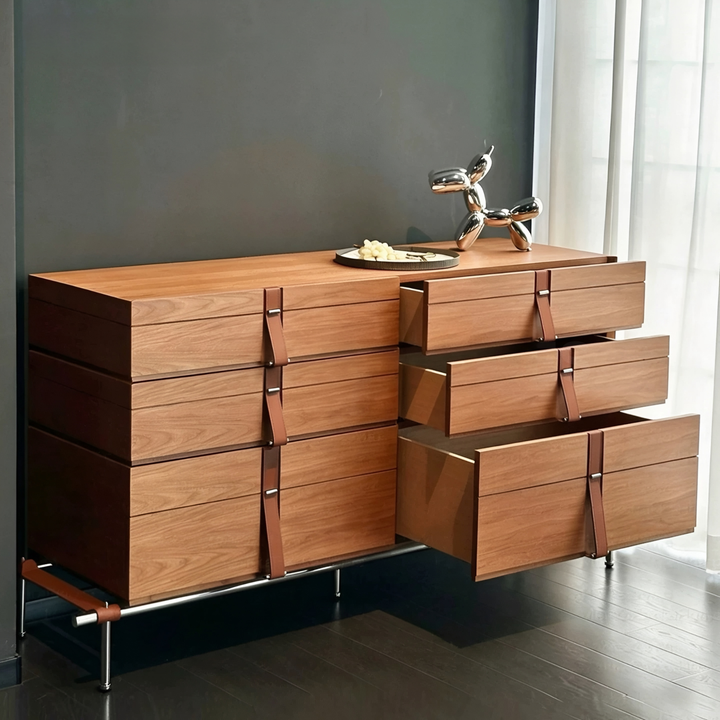 TAVENOR Modern Solid Wood Chest Of Drawers - Urban Mood Singapore