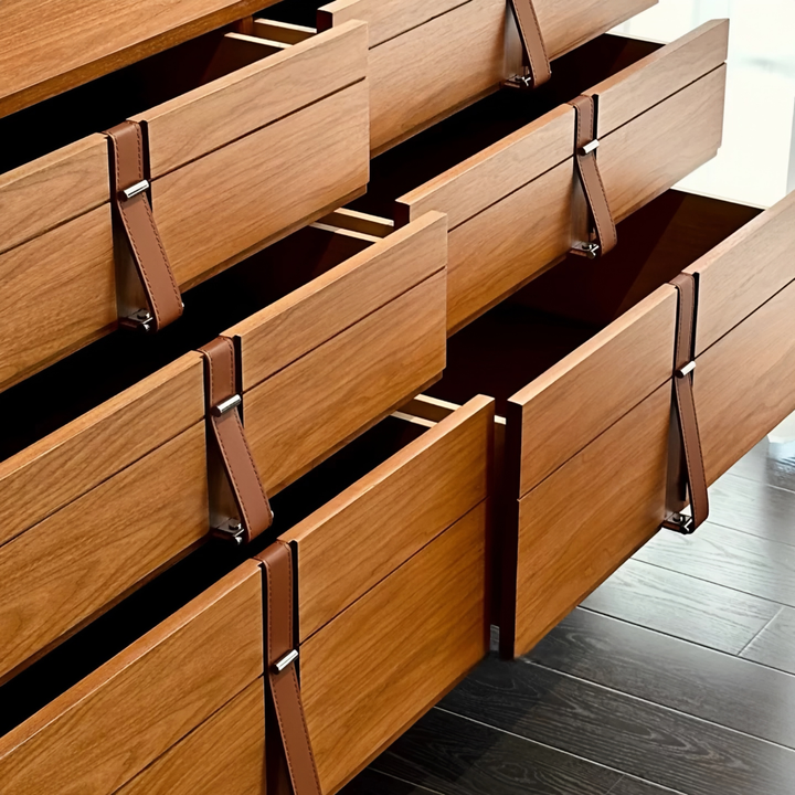 TAVENOR Modern Solid Wood Chest Of Drawers - Urban Mood Singapore
