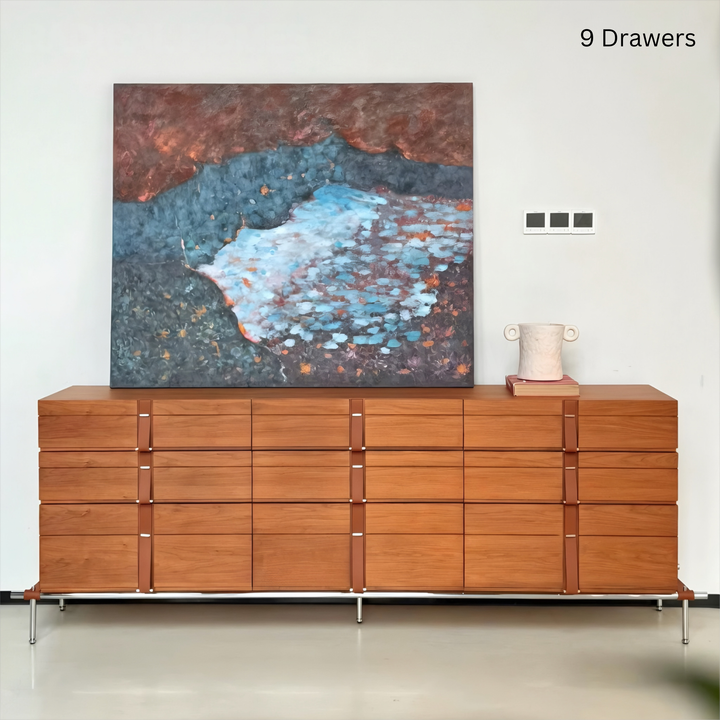 TAVENOR Modern Solid Wood Chest Of Drawers - Urban Mood Singapore