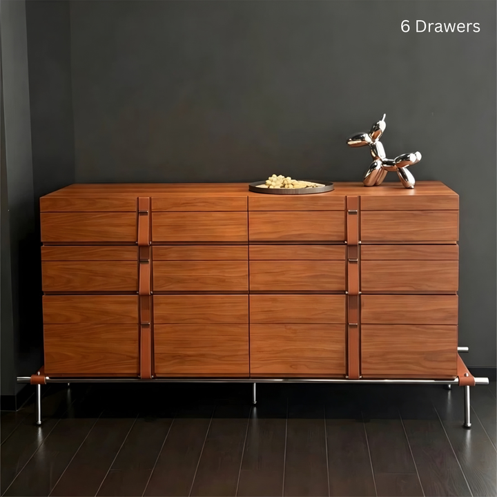 TAVENOR Modern Solid Wood Chest Of Drawers - Urban Mood Singapore