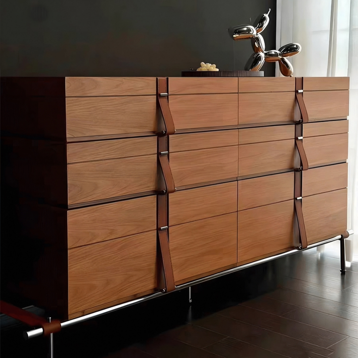 TAVENOR Modern Solid Wood Chest Of Drawers - Urban Mood Singapore