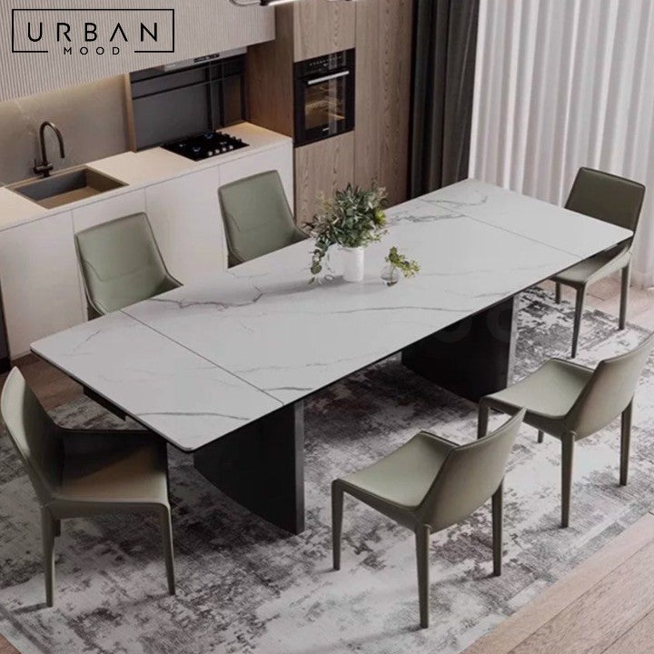 TAWN Modern Extendable Sintered Stone Dining Table