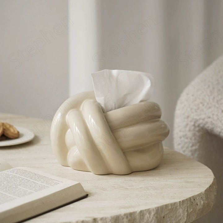 KNOTTY Modern Tissue Holder