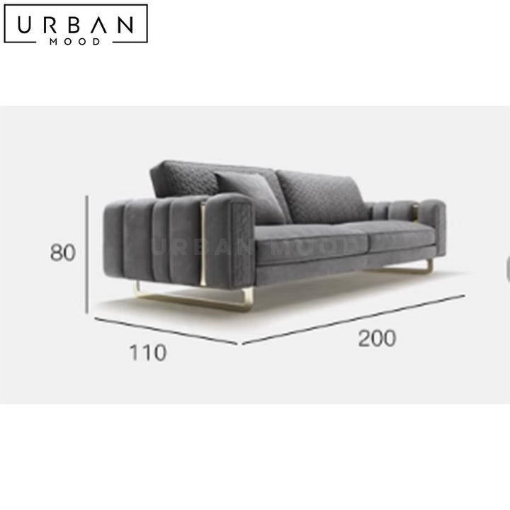 TED Luxury Leather Sofa