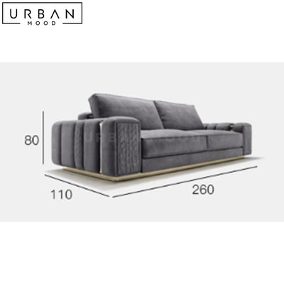 TED Luxury Leather Sofa