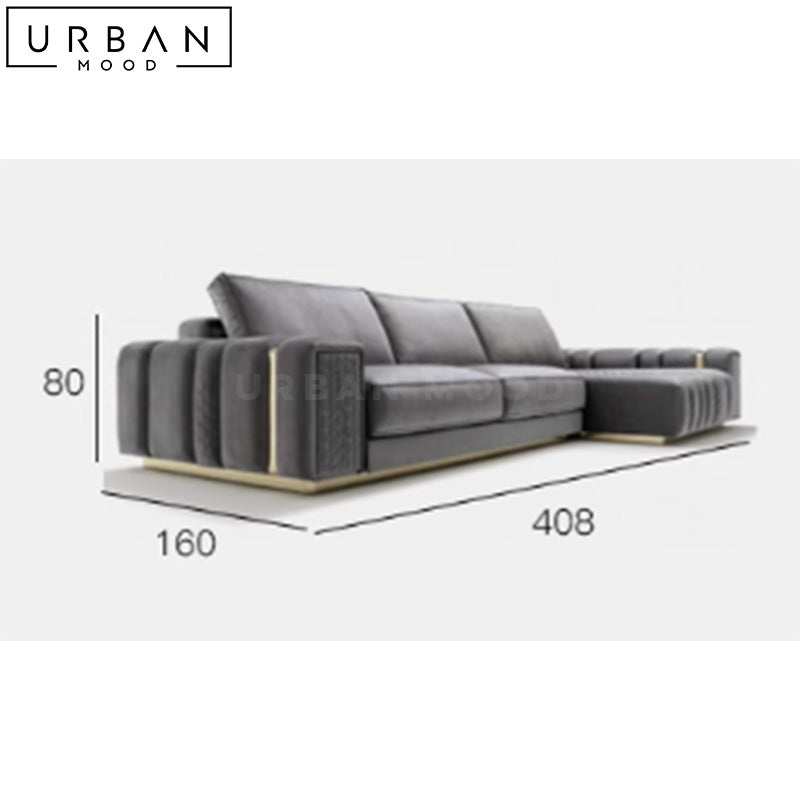 TED Luxury Leather Sofa