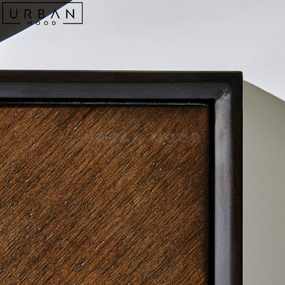 TEFAN Mid-Century Solid Wood Sideboard