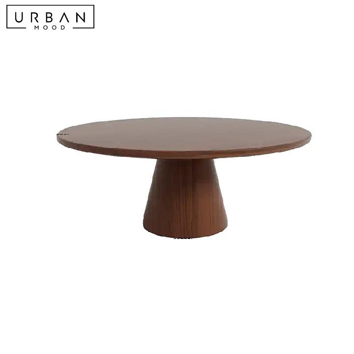 LILA Round Wood Coffee Table