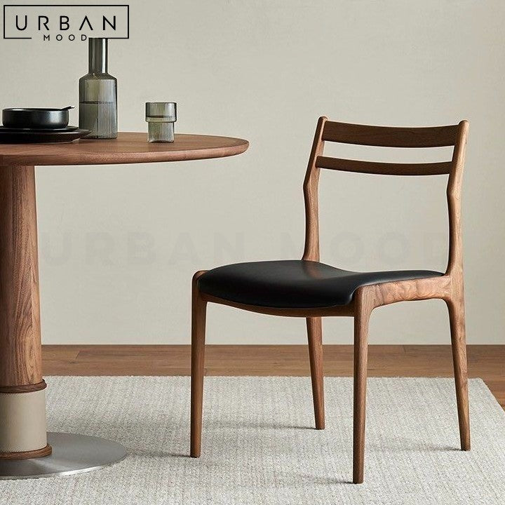 TEREZ Rustic Solid Wood Dining Chair