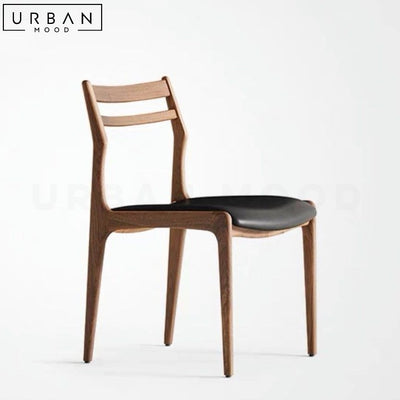 TEREZ Rustic Solid Wood Dining Chair