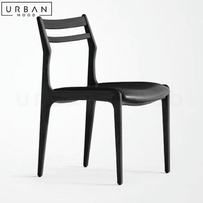 TEREZ Rustic Solid Wood Dining Chair