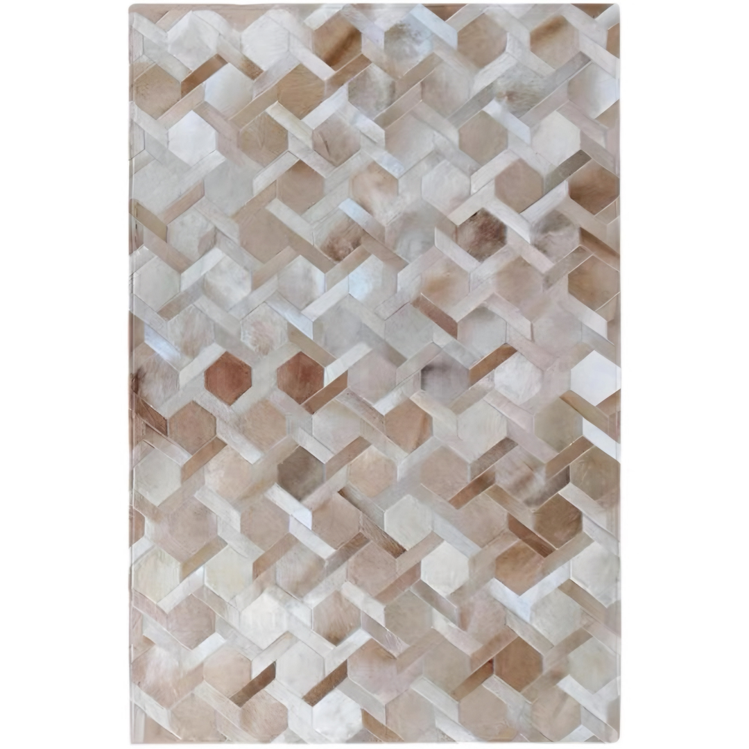 TERRACO Modern Cowhide Leather Rug - Urban Mood Singapore