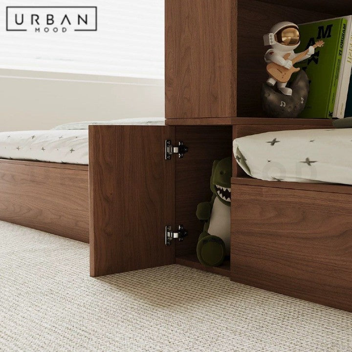 TERVO Modern Children Double Bedframe