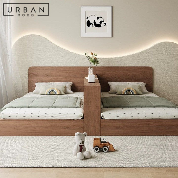 TERVO Modern Children Double Bedframe